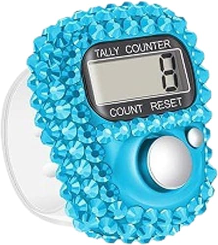 Portable Digital Finger Tally Counter with Resettable Display