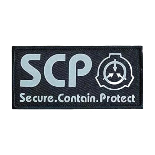 SCP Foundation Tactical Morale Patch - Luminous Hook and Loop Gear Accessory