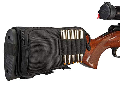 Butt Stock Rifle Ammo Holder with Pouch - Rifle