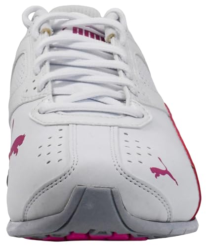 PUMA Women's Tazon 6 Sneakers Fuchsia Purple & Silver, Run & Sport