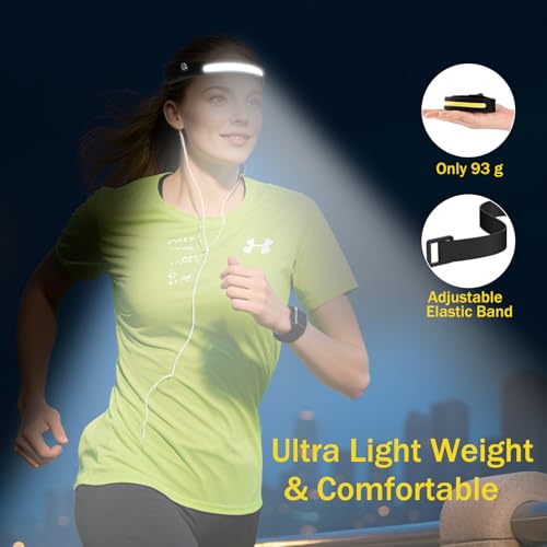 Rechargeable LED Headlamp 2 Pack with Red Light & 260° Wide Beam - 8 Modes, Long Battery Life