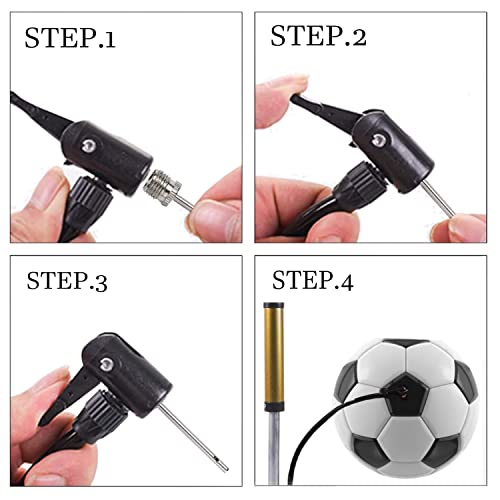 Stainless Steel Ball Pump Inflation Needles - 22 Pack for Sports Balls