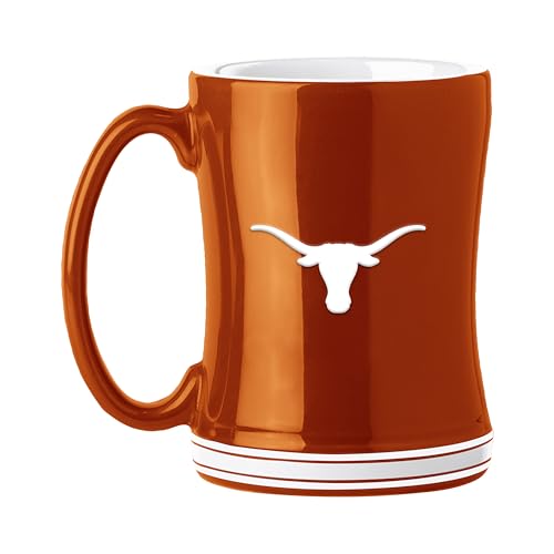 Texas Longhorns 14oz Ceramic Relief Mug - Officially Licensed