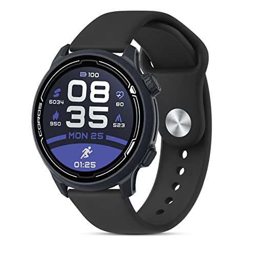 Silicone Replacement Band for Coros PACE 2/APEX 42mm - Black