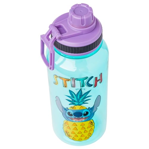 32oz Disney Lilo and Stitch Pineapple Water Bottle - Blue