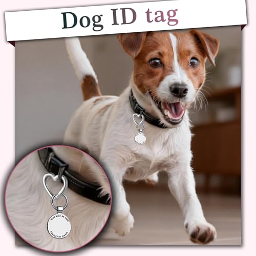 Heart Carabiner Keychain Clips - Metal Spring Hooks 25mm & 29mm (Silver, Black)