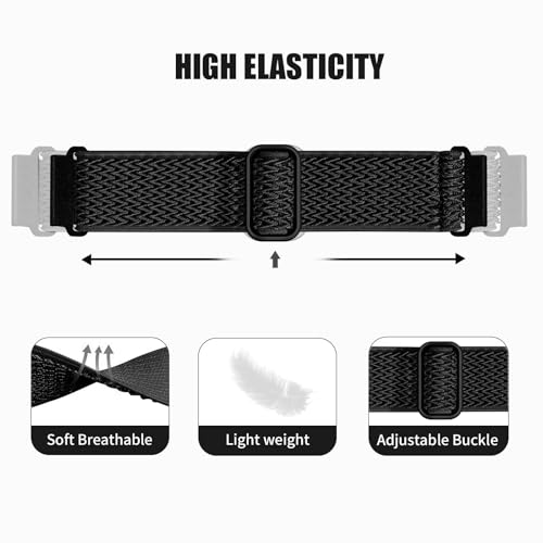Soft Silicone & Stretch Nylon Smart Watch Bands - 2-Pack for CMF by Nothing