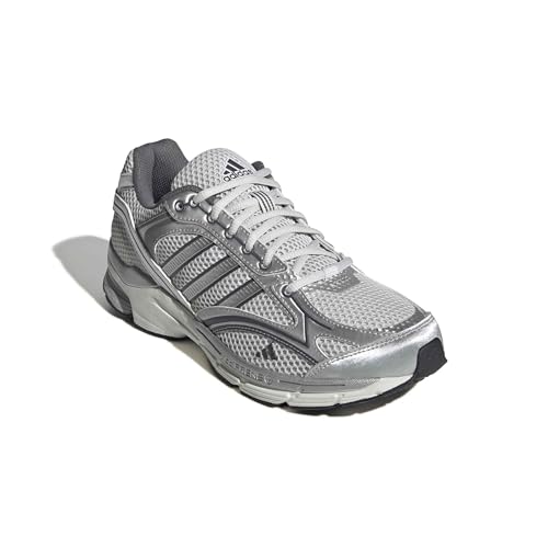 Men's Casual Sneakers - adidas Spiritain 2000 - Crystal White/Silver Metallic/Grey