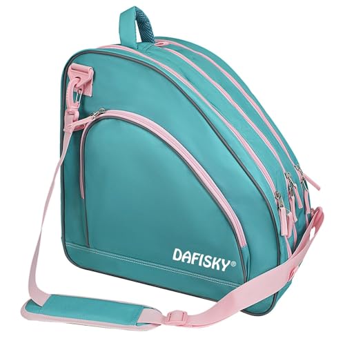Spacious Roller Skate Bag with Helmet Storage - Green