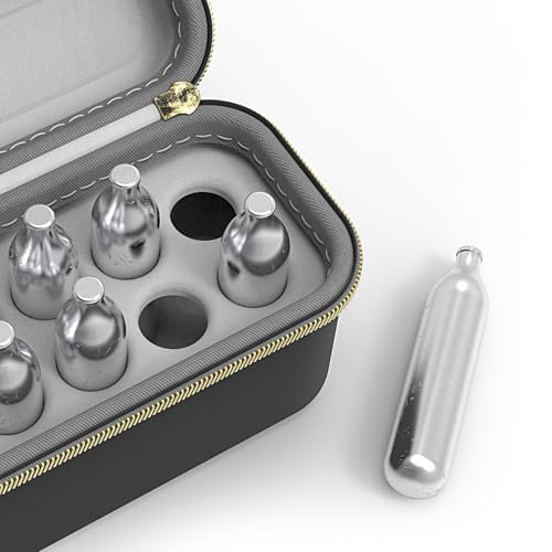 12-Slot CO2 Cartridge Storage Case - Shockproof & Travel-Friendly