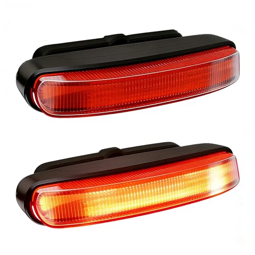Bright and Powerful Rechargeable Bike Tail Light 220LM, 5 Modes, Waterproof, 260° Visibility