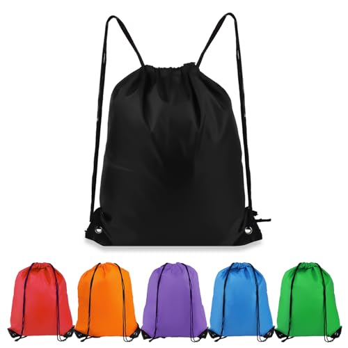 Drawstring Gym Bag - Versatile Sports & Travel Backpack - Multicolor