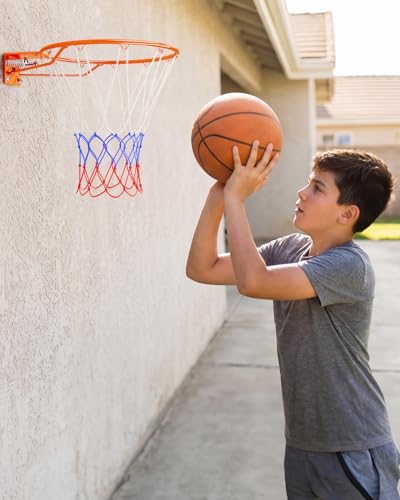 18-Inch Heavy Duty Basketball Rim with Dual Spring Design