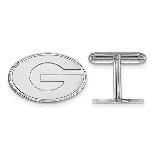 Sterling Silver University of Georgia Cuff Links