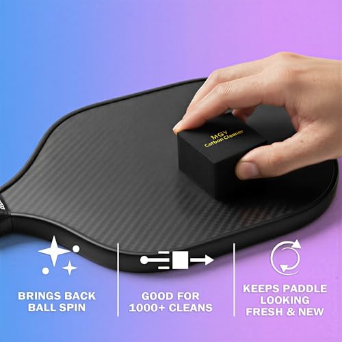 Pickleball Paddle Eraser - 2 Pack Natural Rubber Cleaner
