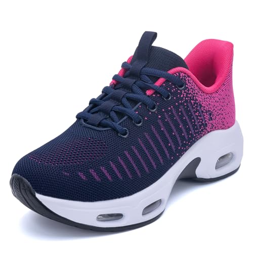 Maykx Women's Slip-On Tennis Sneakers - Rosered, Size 7.5, Walking & Running Shoes
