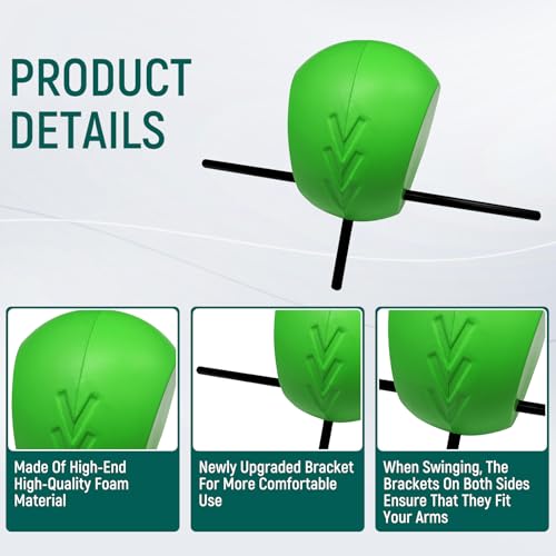 MELE LINKS Light Green Golf Swing Trainer Aid for Posture & Mechanics, All Skill Levels