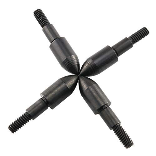 12Pcs Archery Field Points 100 Grain Screw-In Bullet Tips for Crossbow & Bow Practice