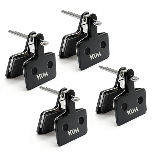 Copper Fiber Semi-Metallic Bike Brake Pads - 4 Pack for Mountain Bikes