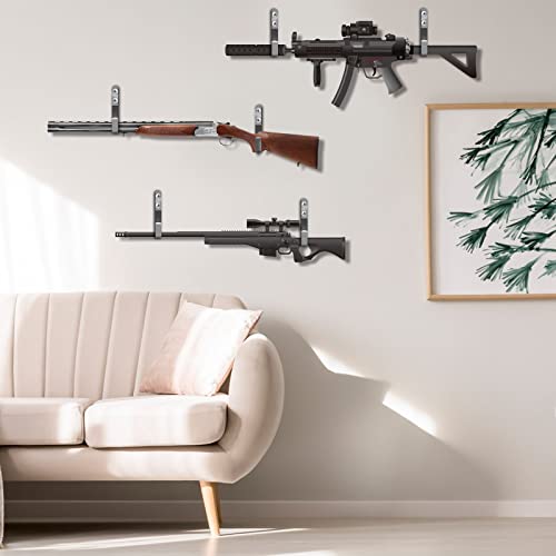 Heavy Duty Steel Gun Hooks for Wall - Safe Storage & Display