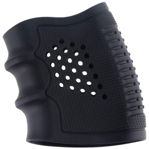 Tactical Rubber Grip Sleeve for Glock Pistols - Black