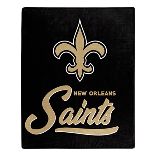 New Orleans Saints Raschel Throw Blanket - 50" x 60"