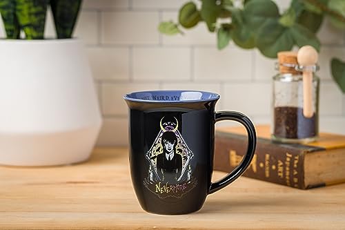 Wednesday Addams Nevermore Ceramic Mug - 16oz Wide Rim