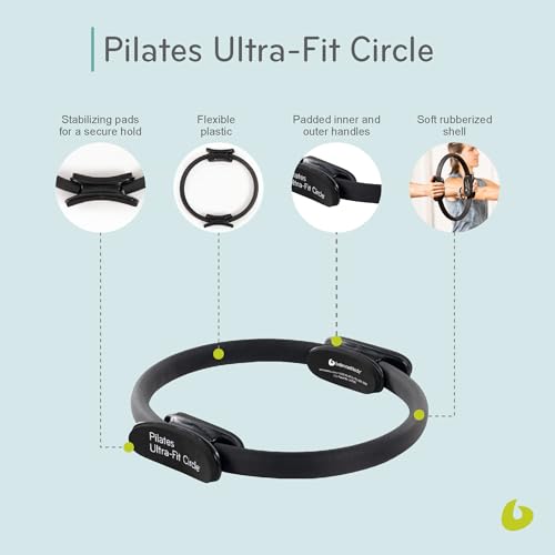 Ultra-Fit Circle Pilates Ring for Home & Studio Workouts