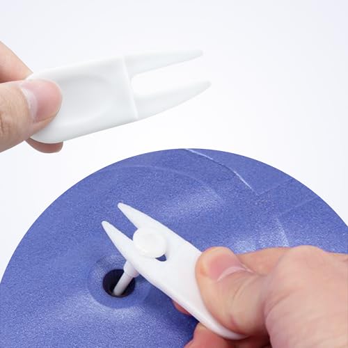 6-Piece Yoga Ball Plug Replacement Set with Air Stopper Remover Tool