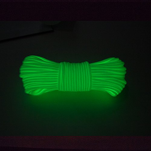 West Coast Paracord Glow in the Dark 100ft Parachute Cord - Green Goblin