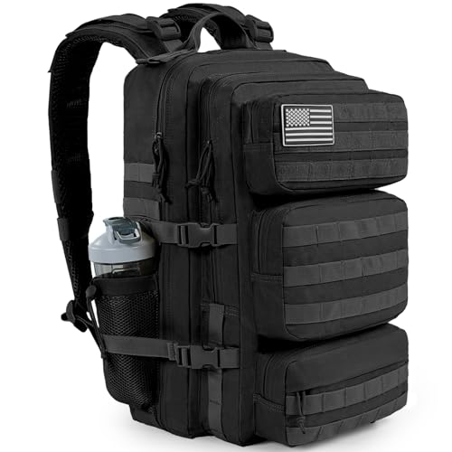 50L Military Tactical Backpack – Water Resistant Hiking Rucksack