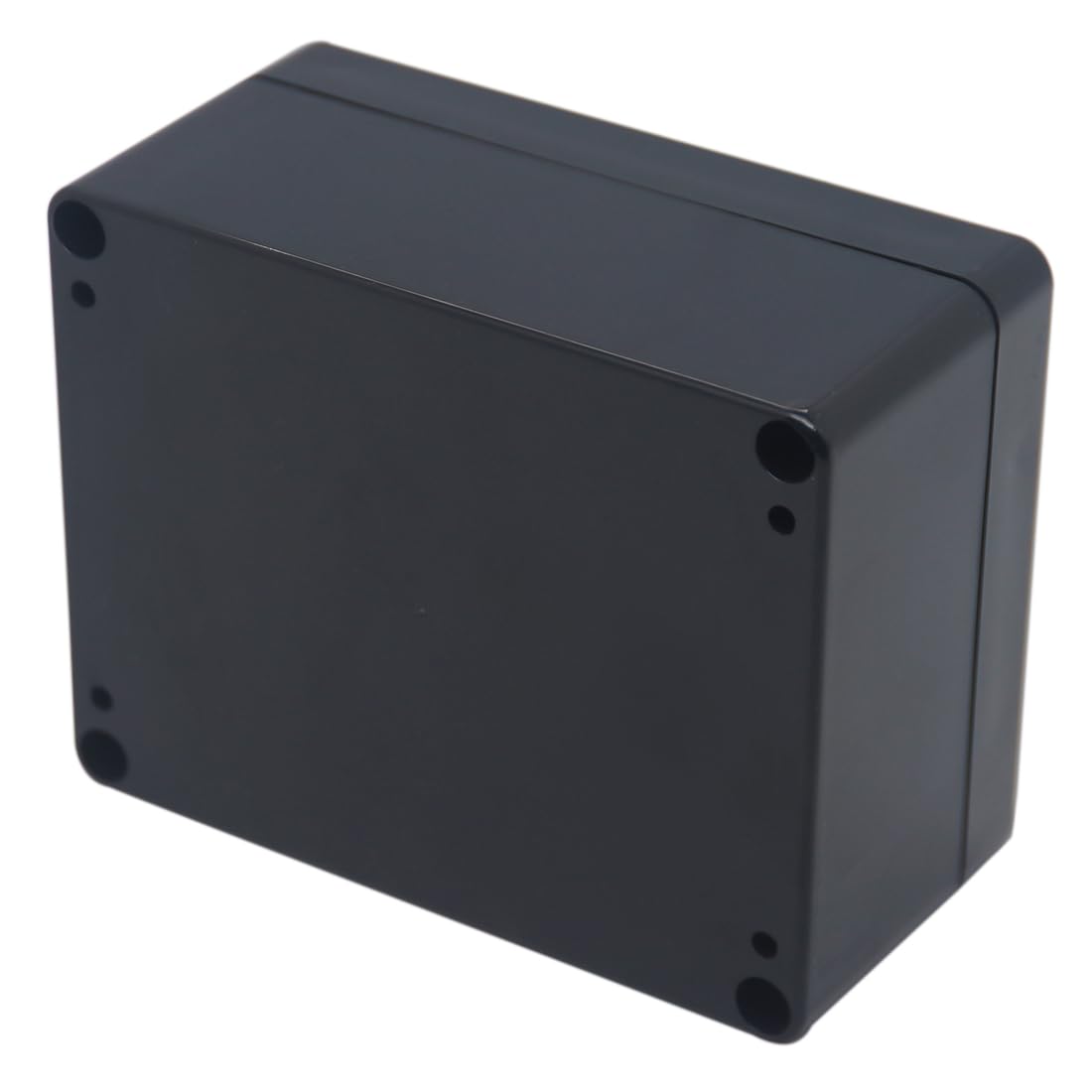 Otdorpatio Project Box IP65 Waterproof Junction Box ABS Plastic Black Electrical Boxes DIY Electronic Project Case Power Enclosure 4.53x3.54x2.17 inch (115 x 90 x 55 mm)