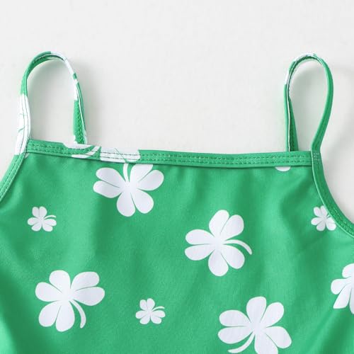 Toddler Girls Tutu Dress - Tulle Ballet Leotard Outfit, 5-6 Years Green Clover