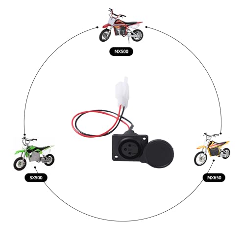 XLR Charger Port for Razor MX650 MX500 SX500 EcoSmart Scooters