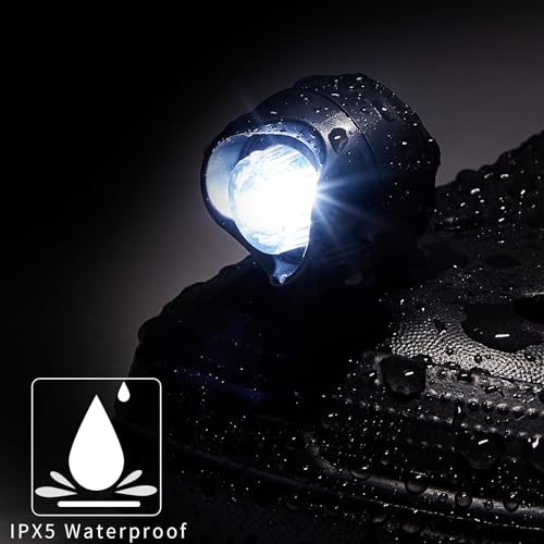 Rechargeable LED Clogs Lights - Charge Black, 72 Hour Battery
