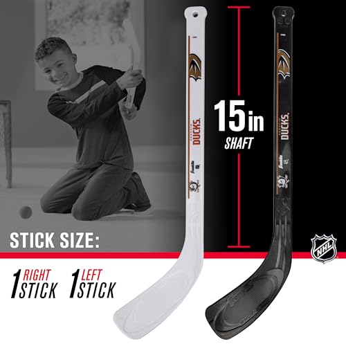 Mini Hockey Set - Anaheim Ducks | Goal, 2 Sticks & Ball Included