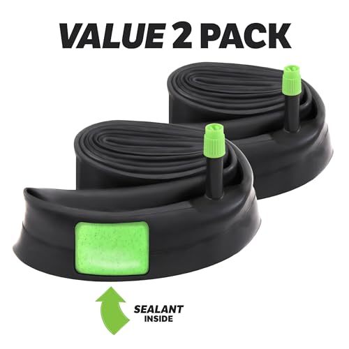 Slime Extra Strong Self-Sealing Bicycle Tube 20" x 1.5-2.125" Pack of 2 Schrader Valve