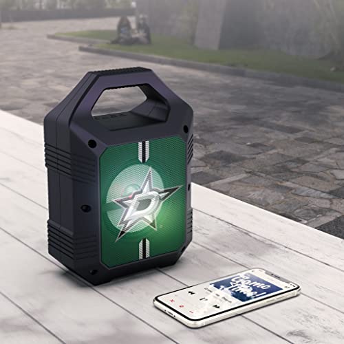 Bluetooth Portable Speaker with LED Lights - Dallas Stars