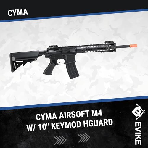 Sport Airsoft M4 Rifle with 10" KeyMod Rail - Black