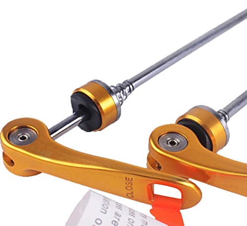 Zsling Bike Skewers Quick Release Front & Rear 110/135mm Aluminum Axles