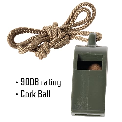 Public Safety Whistle - Loud Emergency Signal Tool with Lanyard