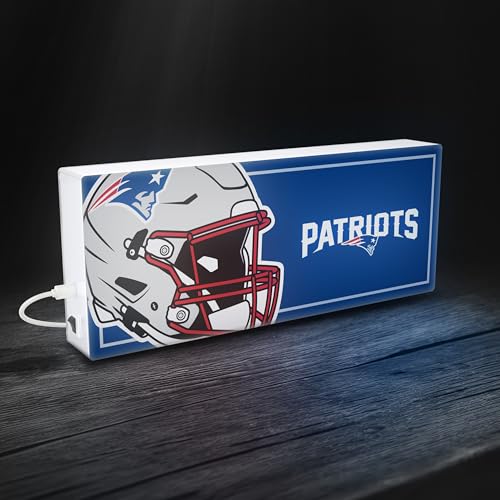 NFL LED Ambience Light Box - New England Patriots Wall Decor
