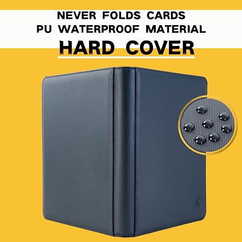 4-Pocket Top Loader Binder for 128 Trading Cards - Black