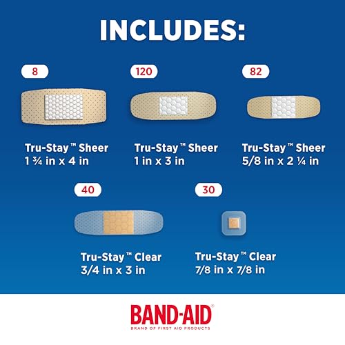 Adhesive Bandages Family Pack, Assorted Sizes - 280 Count