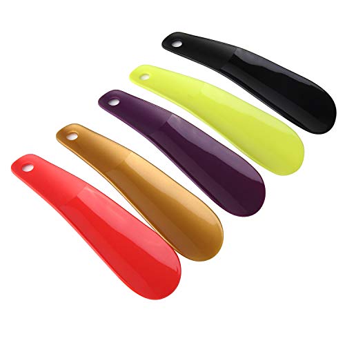 Travel Shoe Horn Set - 10 Pcs Plastic Shoe Horns, 7.5 Inch