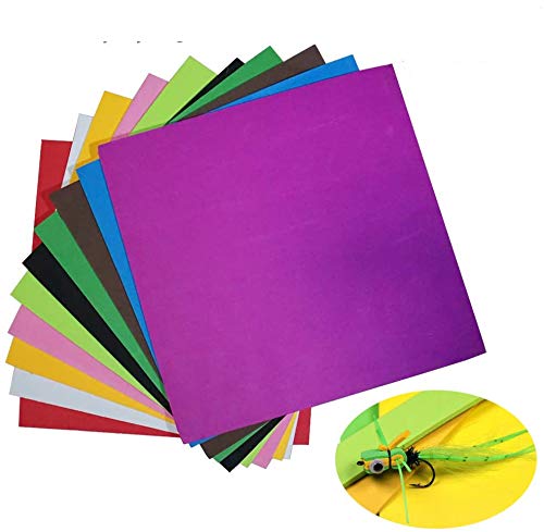 Fly Tying Foam Sheet 10 Color Set 3mm for Flies & Poppers - Greatfishing
