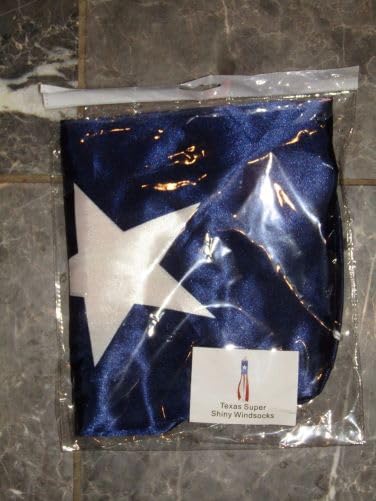 60" Texas State Nylon Windsock - Premium Fade Resistant 100D