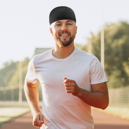 4-Pack Breathable Skull Caps - Black, White, Dark Gray, Light Gray