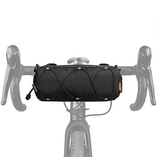 Rhinowalk Black Bicycle Handlebar Bag Front Frame Storage Cycling Accessory
