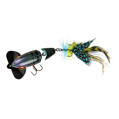 Arbogast Blue Kill Jointed Jitterbug 2.0 Topwater Bass Lure - 2.5 Inch, 3/8 Ounce